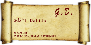 Gál Delila névjegykártya